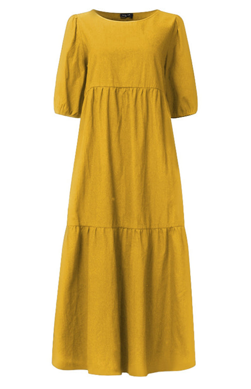 Levoire | Robe midi ligne A unie