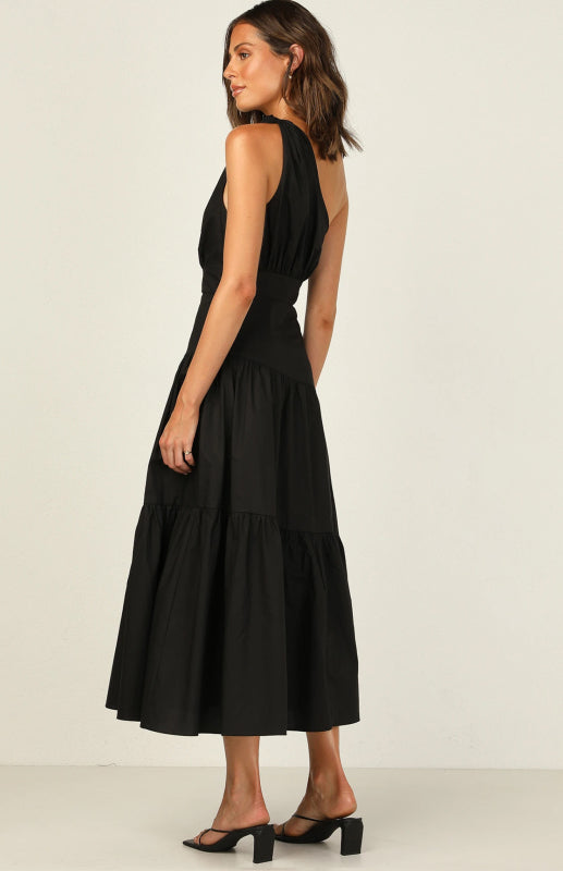 Levoire | Femme À-épaule Ridé Robe longue