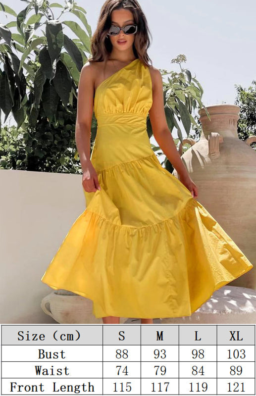 Levoire | Femme À-épaule Ridé Robe longue