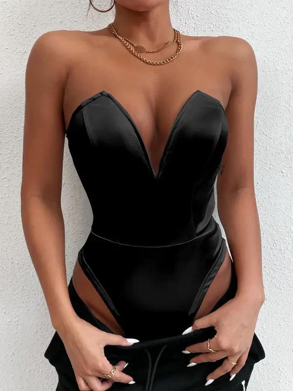 Levoire | Femme sexy V décolleté top veste Must