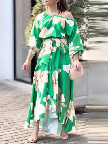 Levoire | Robe à manches élégante Pendel-Drucklaterne pour femmes
