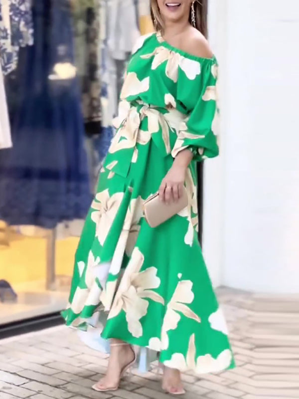 Levoire | Robe à manches élégante Pendel-Drucklaterne pour femmes
