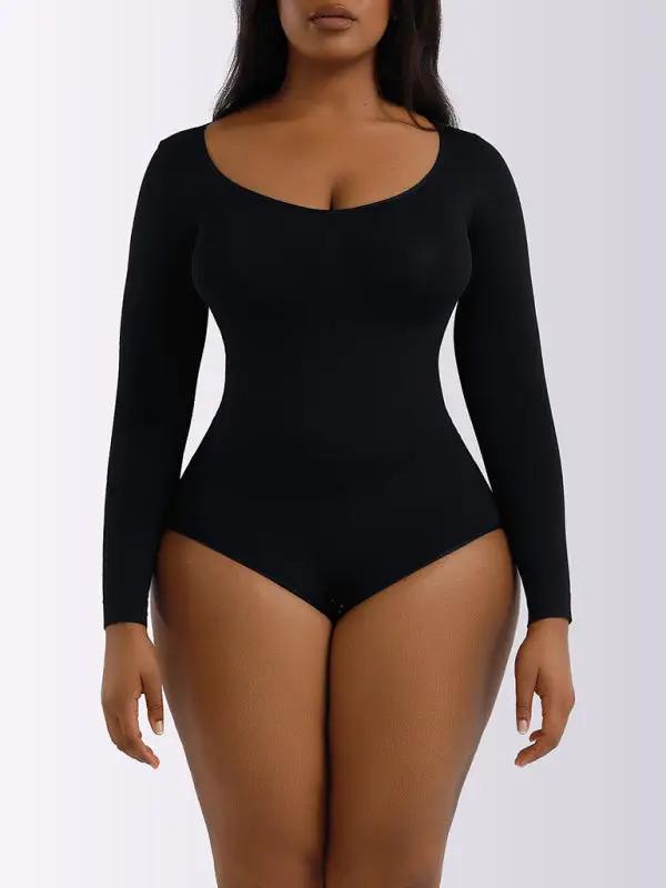 Levoire | Femmes Pantalons-relevant Formant Fessiers-bas Rayés à Manches Longues
