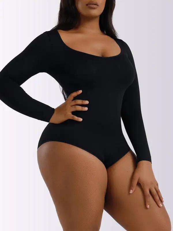 Levoire | Femmes Pantalons-relevant Formant Fessiers-bas Rayés à Manches Longues