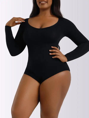 Levoire | Femmes Pantalons-relevant Formant Fessiers-bas Rayés à Manches Longues