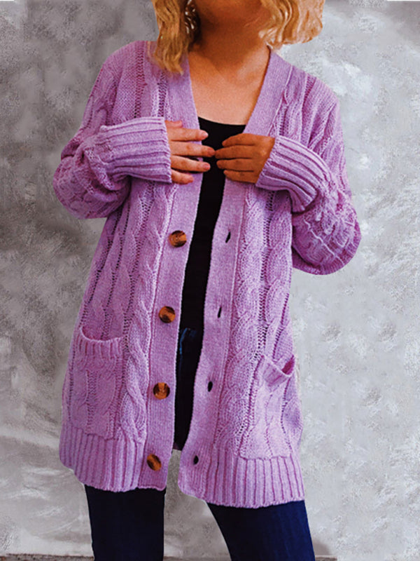 Levoire | Pull D'Hiver Douillet À Col Montant Purppura
