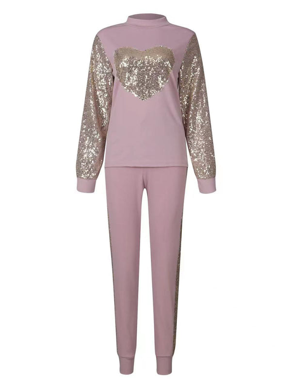 Levoire | Naisille Khaki Aime Paillettes Vêtements de loisir