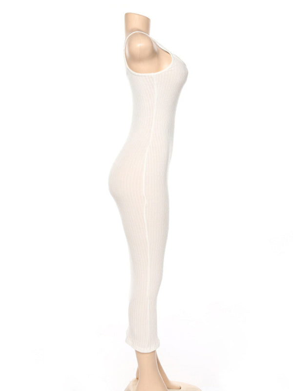 Levoire | Robe sexy à dos ouvert en contraste coloré pour femme