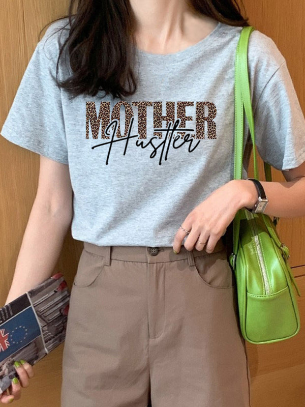 Levoire | "Mor Hustler T-shirt Imprimée Lâche"