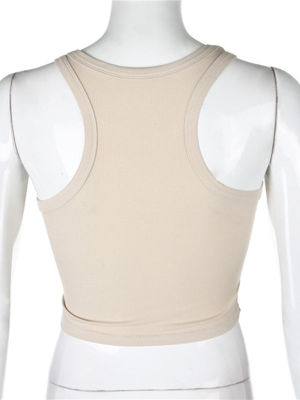 Levoire | Femme Débardeur de Base Uni Stretch