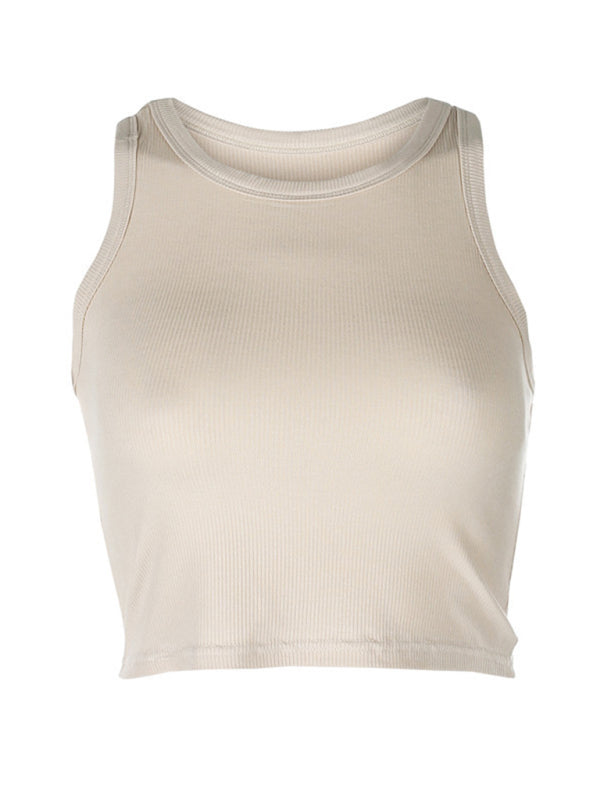 Levoire | Femme Débardeur de Base Uni Stretch