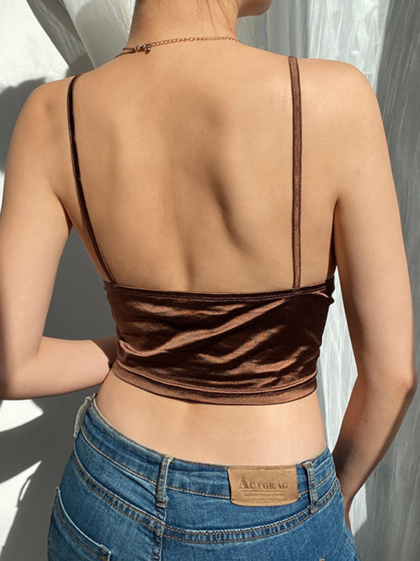 Levoire | Femmes sexy Satin Soie Débardeur
