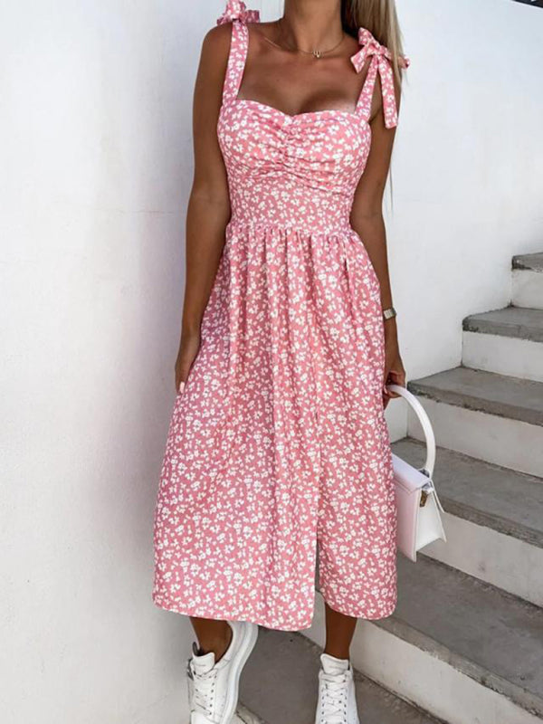 Levoire | Robe élégante avec bretelles, robe midi