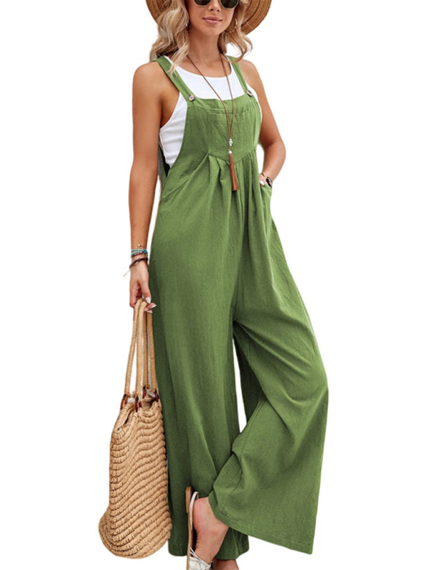 Levoire | Femme Overall De Loisirs Uni Vert