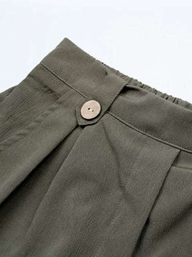 Levoire | Femmes Pantalons Évasés Lâches Femmes Pendler Shorts Larges