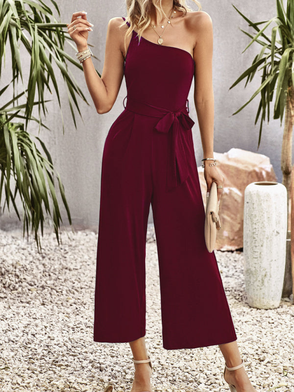 Levoire | Femme Robe à Epaule Unique Unie