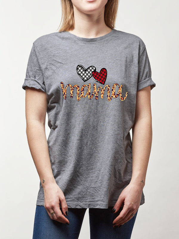Levoire | Vêtements dames Mama Herz coton divari Gris