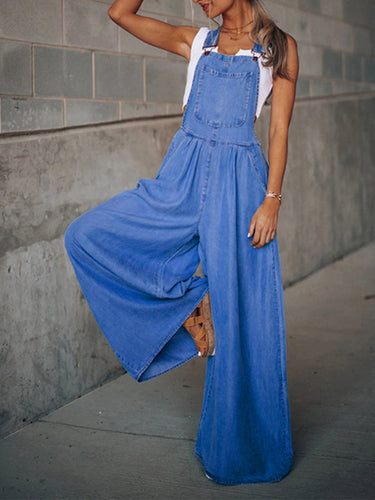 Levoire | Femmes Pantalon en denim décontracté loose