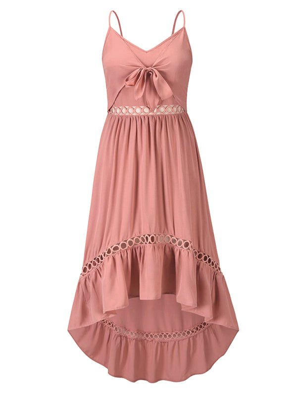 Levoire | Femme Tissé Sexy Irrégulier Mi-Longue Robe à Un Épaule