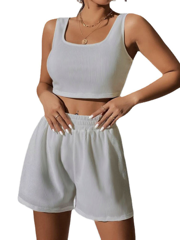 Levoire | Fille-style frais et doux vêtements pour femmes mode tricot tenue décontractée Blanc