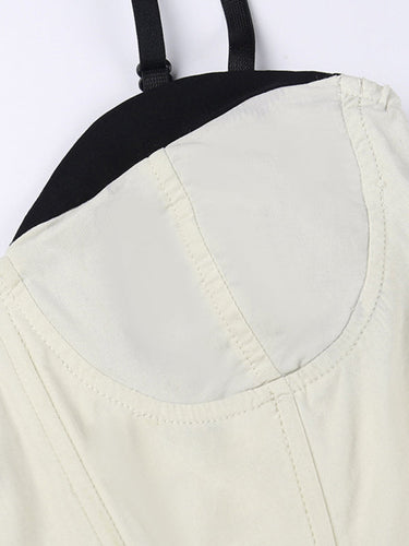 Levoire | Top camisole à bord contrastant Multi-usage Spice Girl Top