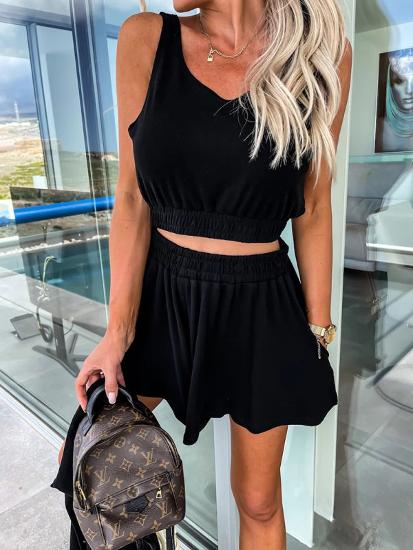 Levoire | Nouveau costume décontracté trois pièces INS vacances shorts amples pour femmes ensemble