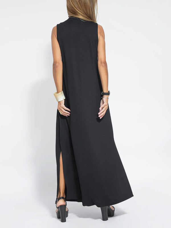 Levoire | Nouvelle robe unie à décolleté en V