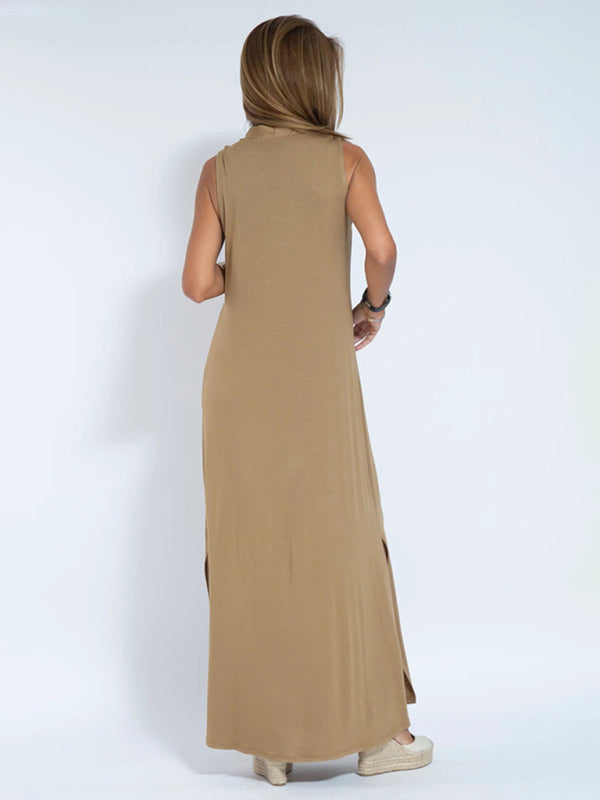Levoire | Nouvelle robe unie à décolleté en V