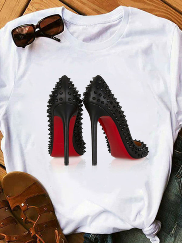 Levoire | t-shirt à rayures léopard sexy Leppe col rond T-shirt sans manches haut pour femmes Muster5