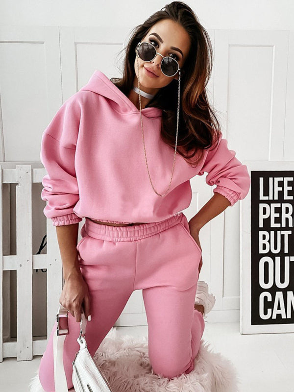Levoire | Rentoa Sport Décontracté Ensemble Pantalons à Manches Longues Rosa