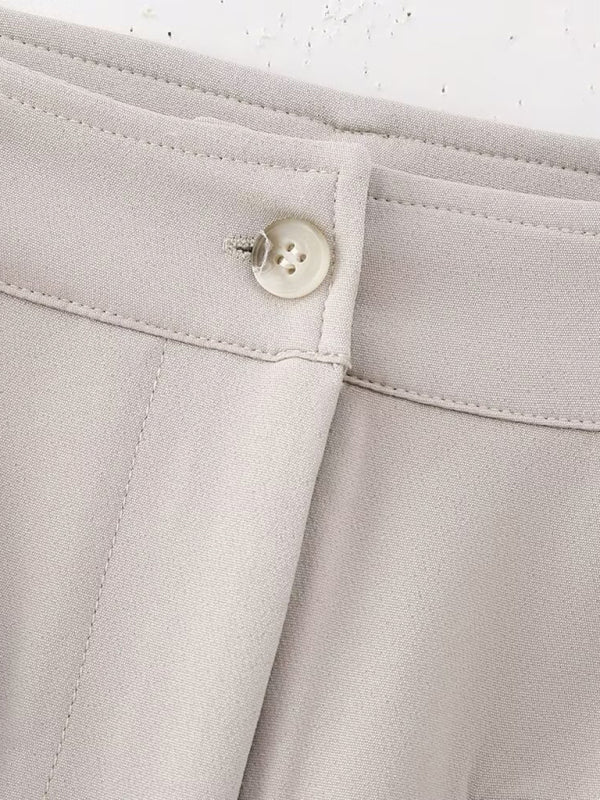 Levoire | Nouvelle Col Ronde Étroite Sans Manches Top + Pantalon