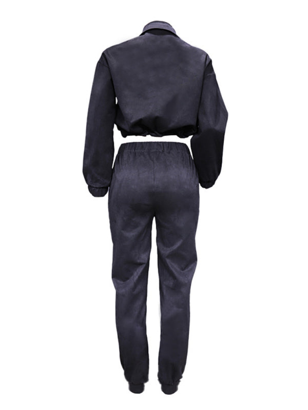 Levoire | Nouveau manteau pour femmes Pantalons Harem Ensemble sportif ample à deux pièces