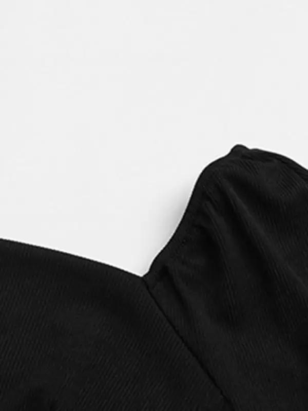 Levoire | Femme Col Resseré Côtes Tricot Combinaison
