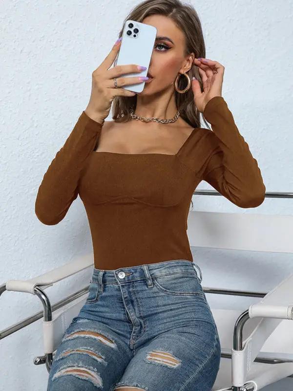 Levoire | Femme Col Resseré Côtes Tricot Combinaison