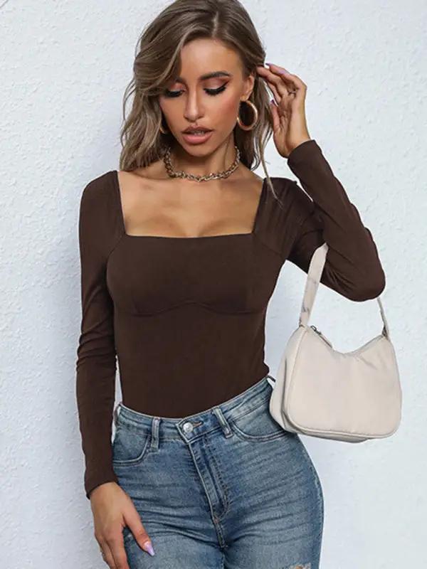 Levoire | Femme Col Resseré Côtes Tricot Combinaison