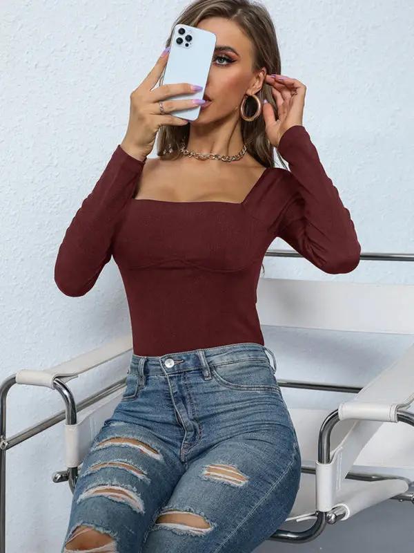 Levoire | Femme Col Resseré Côtes Tricot Combinaison