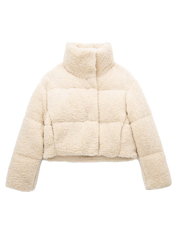 Levoire | Mode Fleece Cornfleece doublé veste veste Crème
