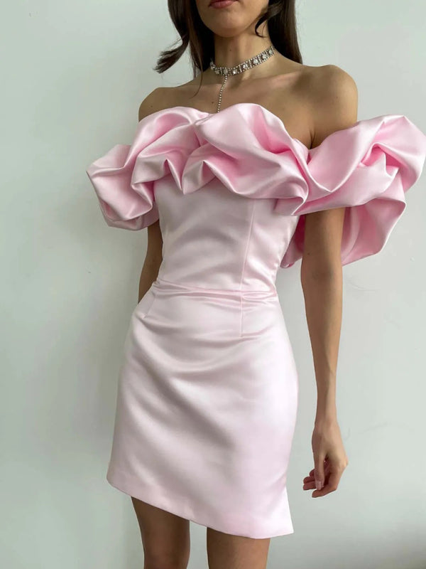 Levoire | Robe à volants satin