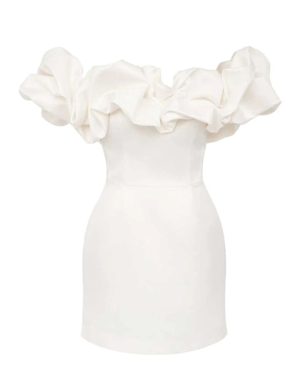 Levoire | Robe à volants satin
