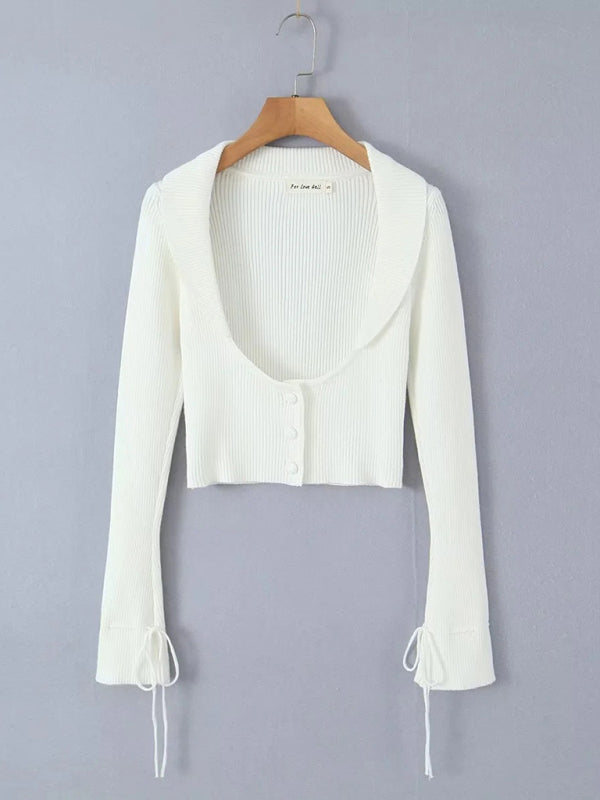 Levoire | Pour Femmes Nouvelle Veste Longue à Manches Inversée + Sangles Coordonnées par Couleur + Jupe Plissée