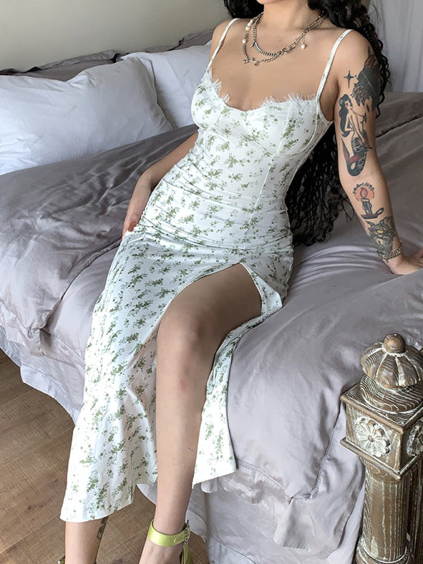 Levoire | Vêtements pour dames nouvelle petite robe à bretelles spaghetti florale