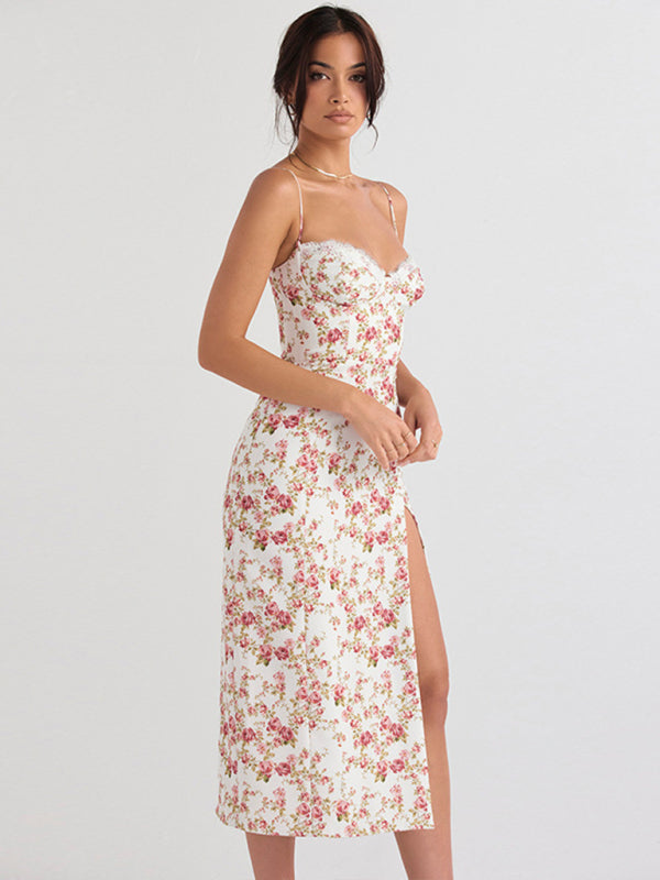 Levoire | Vêtements pour dames nouvelle petite robe à bretelles spaghetti florale