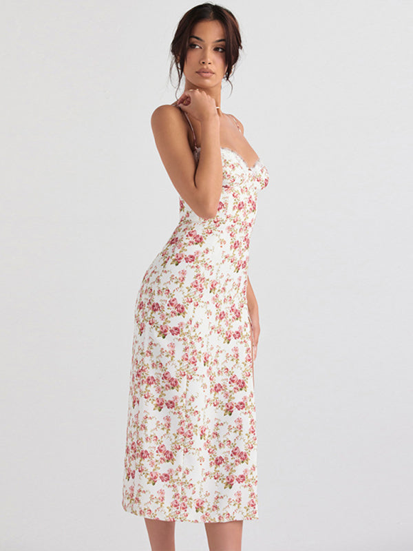 Levoire | Vêtements pour dames nouvelle petite robe à bretelles spaghetti florale
