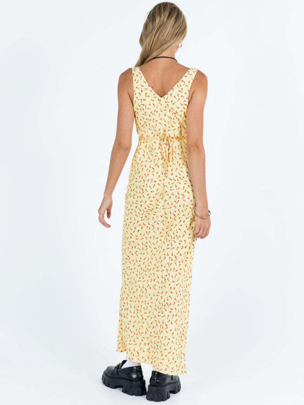 Levoire | Pour femmes Robe à pois Off-Shoulder V-Cou