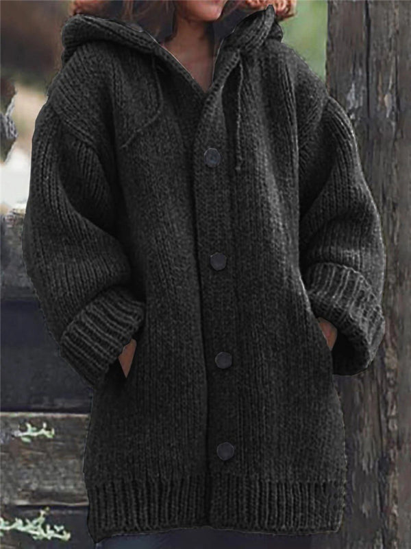 Levoire | femmes loose chaude hoodie cardigan hoodie Must