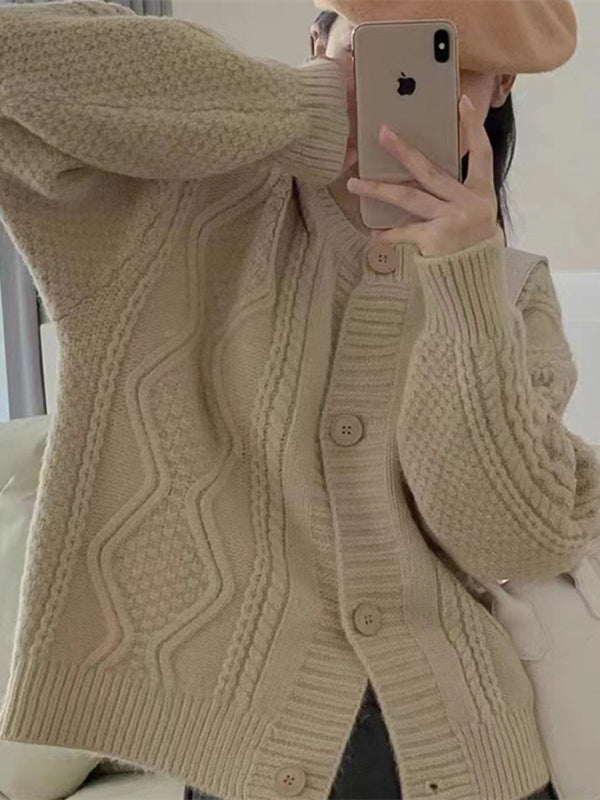 Levoire | Femme Twist-Button pull-over ample