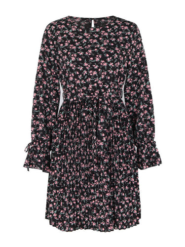 Levoire | Femme nouvelle robe longue à manches longues imprimée