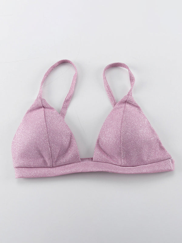 Levoire | Nouveau débardeur, pantalons droits ajustés à taille haute, ensemble de robe à sequins sexy (ensemble trois pièces)