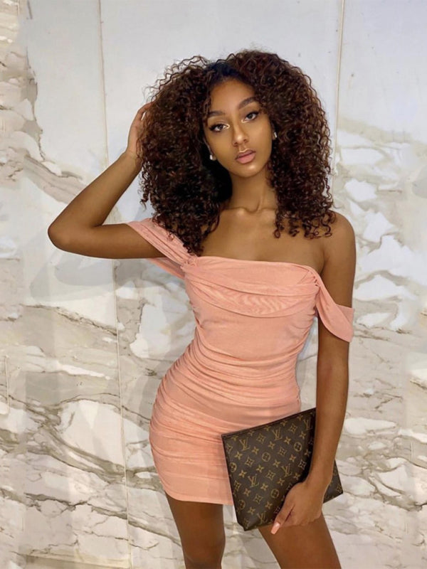 Levoire | Robe en filet sexy à taille basse avec bretelles