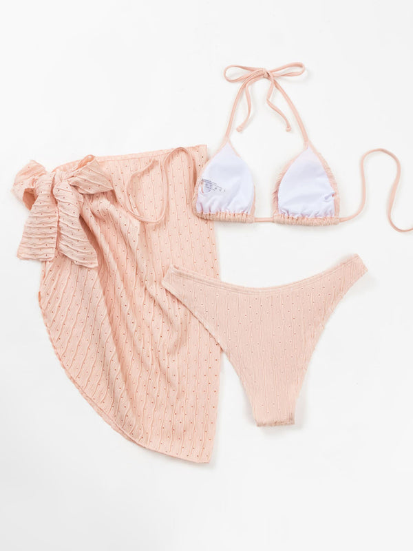 Levoire | Maillot de bain triangulaire à nouer en trois parties